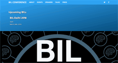 Desktop Screenshot of bilconference.com